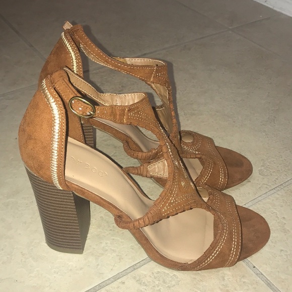bamboo high heels
